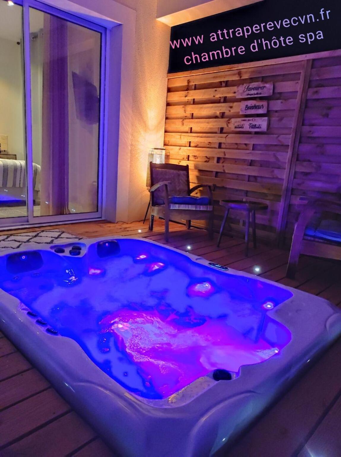 Magnifique Cottage Haut De Gamme Avec Jacuzzi L'Attrape Reve Les Plantiers Екстериор снимка